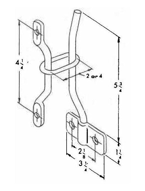 Heavy-Duty Steel Door Holder Links - Image 2