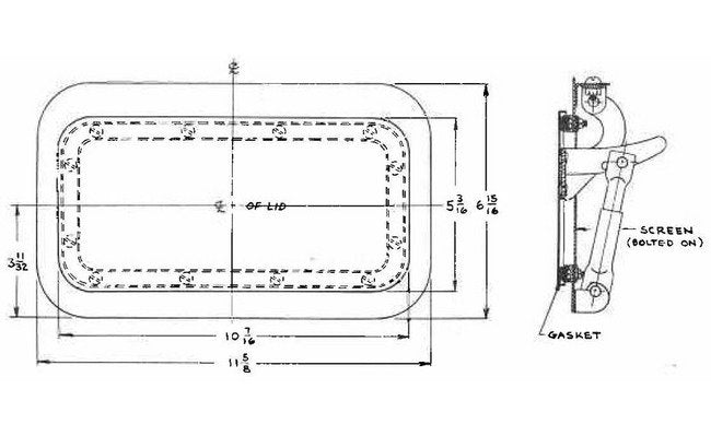 Polar Side Cowl Ventilator with Screen - Image 2