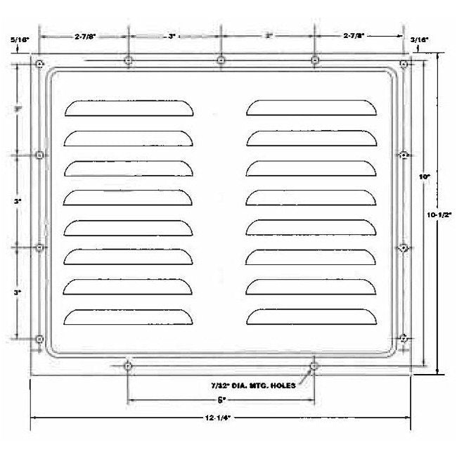 Aluminum Louvre Ventilator Plate - Image 2