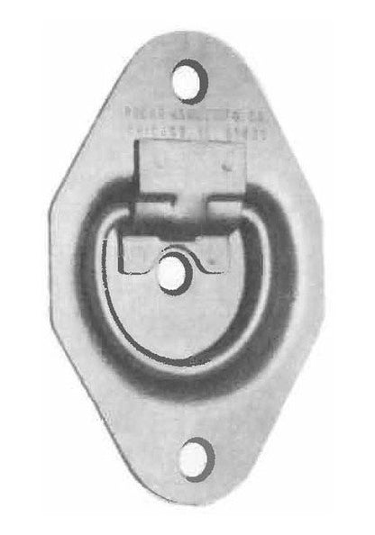 601 Recessed Rope Rings - Stainless Steel Zinc Plated - Image 1
