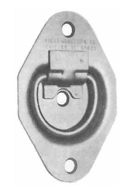 601 Recessed Rope Rings - Stainless Steel Zinc Plated - Image 1
