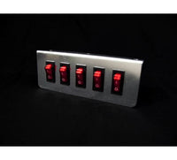 5-Switch Prewired Panel with Fuse for Light Bars