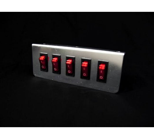 5-Switch Prewired Panel with Fuse for Light Bars - Image 1