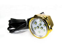 27W CREE LED Underwater Drain Plug Lights - Green IP68 Marine Lighting