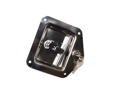 Heavy-Duty Zinc Plated Recessed Folding T-Latches - Image 1