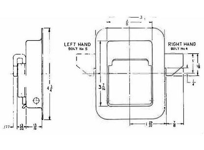 Left Hand Locking Latch for Specialty Vehicles - Image 2
