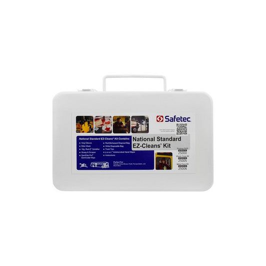 National Standard EZ-Cleans Biohazard Spill Kit in Metal Case - Image 1