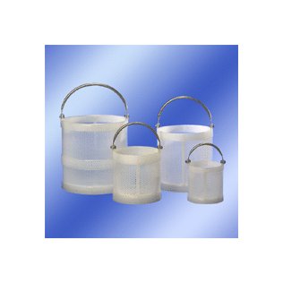Polypropylene Baskets with Stainless Steel Handles - Chemical Resistant - Image 1