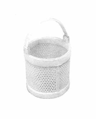 New Holland K-11 Polypropylene Basket with Handle - 6" x 6" - Image 1