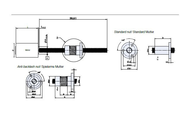 Dunkermotoren 102N Nominal Force Spindle Motor - Image 2