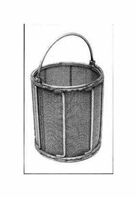 New Holland K-24 Stainless Steel Centrifugal Dryer Basket - 12" x 12"