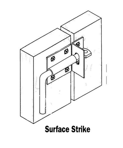 Heavy-Duty Zinc-Plated Latch with Padlock Eye - Image 2