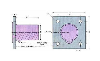 6 Inch S Series Polyurethane Crane Bumper - Image 2
