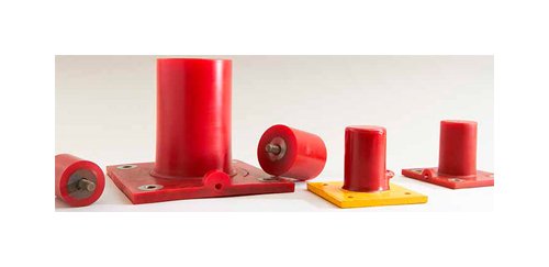 12 Inch Height S Series Crane Bumper - Polyurethane with Safety Hook - Image 1