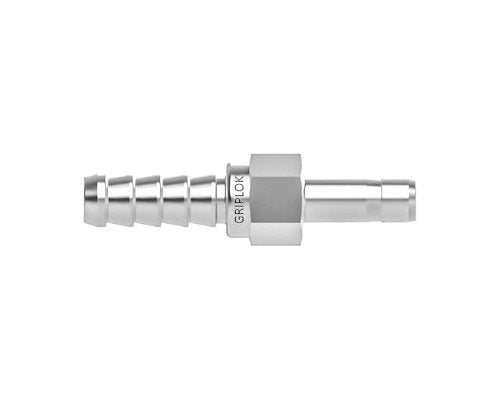 SSP Corp. Griplok Hose Barb Adapter - 316 SS, 1/2 Tube Stub x 3/8 Hose ID - Image 1