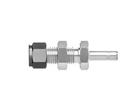 Unilok Brass Bulkhead Tube Stub Adapter - 3/8 TF x 3/8 Tube Stub