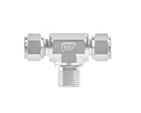 SSP Corp. Male Branch Tee - Griplok Tube Fitting