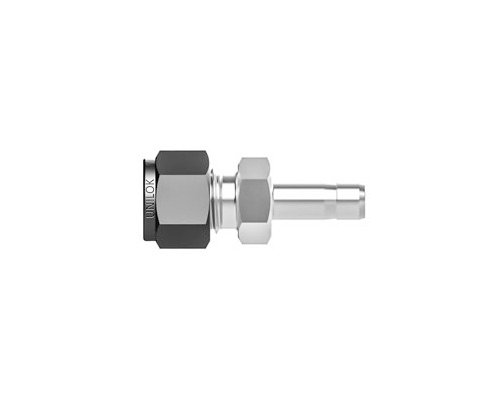 Unilok 316 Stainless Steel Tube Stub Adapter, 3/4in Tube Fitting x 1in Tube Stub - Image 1