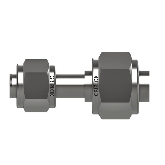 SSP Corp. Dielectric Adapter - Griplok, 1/2 Tube x 3/8 Dielectric Adapter, Brass - Image 1