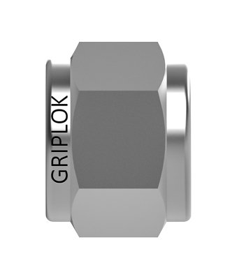 Griplok 1/2 inch Tube Fitting Nut - 316 SS Body Material - Image 1