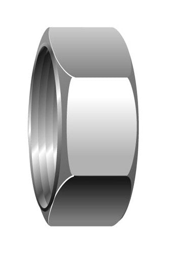 Unilok Tube Fitting Nuts - Bulkhead Locknuts, Alloy C-276, 3/8 in. - Image 1