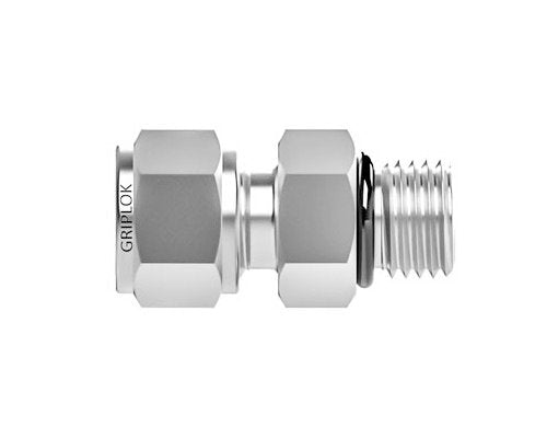 Griplok Male Connector SAE - Alloy 400, 1/2 TF x 3/4 Male SAE - Image 1