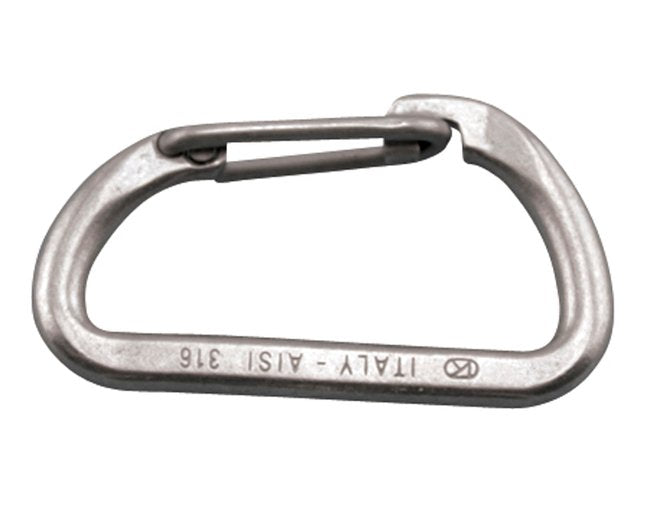Grade 316 Stainless Steel Asymmetrical Wire Lever Clip - Image 1