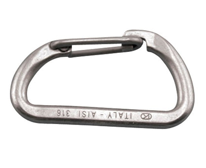 Grade 316 Stainless Steel Asymmetrical Wire Lever Clip - Image 1