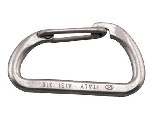 Grade 316 Stainless Steel Asymmetrical Wire Lever Clip - Image 1