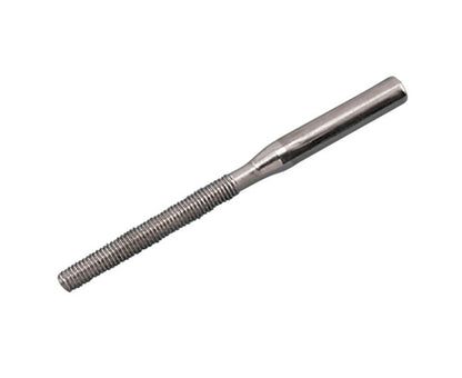 Suncor UNC Thread Rail Swage Stud, Grade 316 Stainless Steel - Image 1