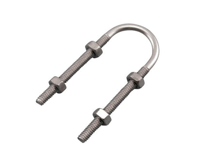 304 Stainless Steel Long U-Bolt with Nuts - Image 1