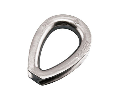 Grade 304 Stainless Steel Extra Heavy Duty Thimble - 5/8 in - Image 1