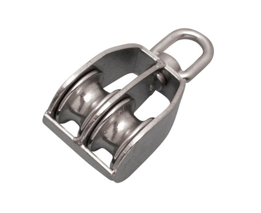 304 Stainless Steel Twin Swivel Block for Marine & Industrial Rigging - Suncor - Image 1