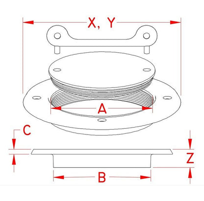 Marine Grade Stainless Steel Flush Access Hatches & Frames - Image 2