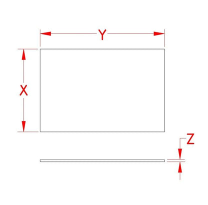 Suncor Stainless Steel Backing Plate - 4x6x0.09 in - Image 2