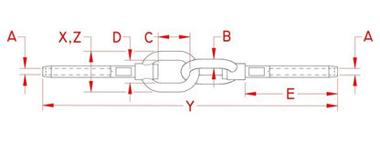 Marine-Grade Stainless Steel Swivel Gate Eye for Wire Sizes 1/8" - 3/16" - Image 2