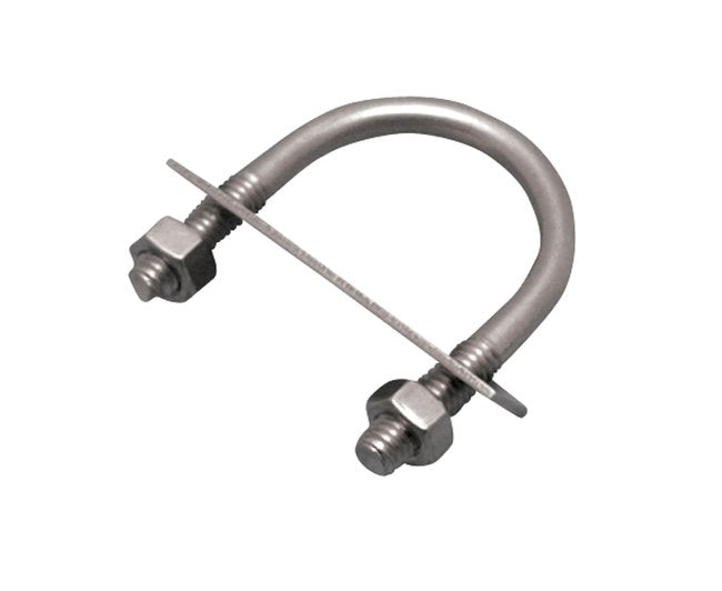 Suncor Stainless Steel U-Bolt with Plate Kit - UNC Thread, Grade 304 - Image 1