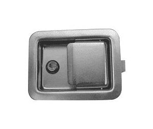 Universal Flush Paddle Handle Locks with Cylinder and Key Set - Image 1