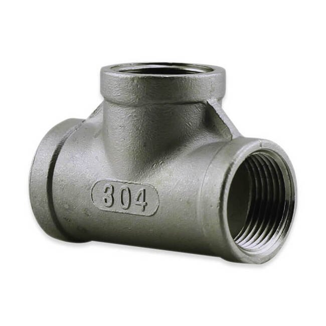 SST Series 1/4 Inch (in) Size Female Tee Fitting - Image 1