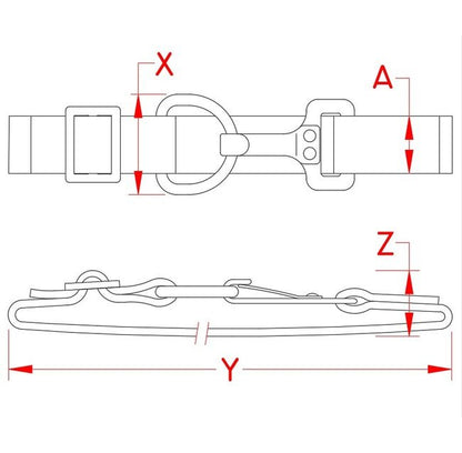 Durable Strap Kit with Bimini Clip for Marine and Industrial Use - Image 2