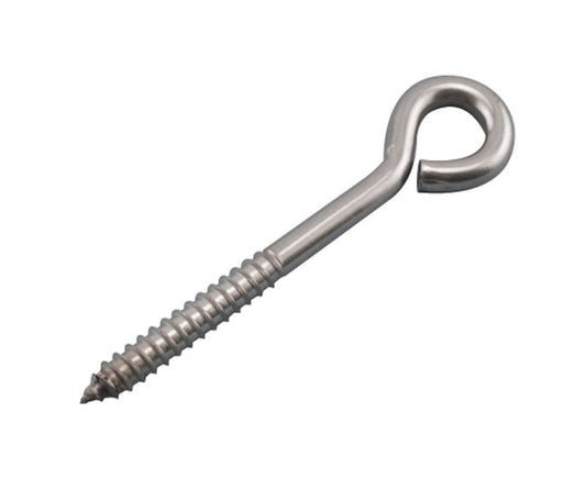 Grade 304 Stainless Steel Lag Eye Screw - Image 1