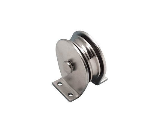 Stainless Steel Round Surface Mount Wire Block - Image 1