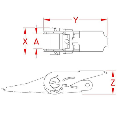 304 Stainless Steel Ratchet Buckle - Image 2