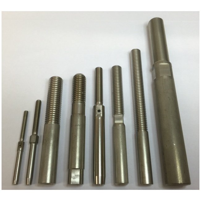 2.500 Inch (in) Overall Length, 5/32 Inch (in) Cable Diameter, and 1/4-20 Thread Size Stainless Steel Stud - Image 1