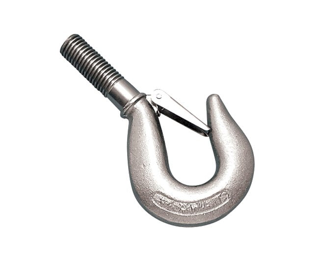 316 Stainless Steel Threaded Shank Hook - Image 1