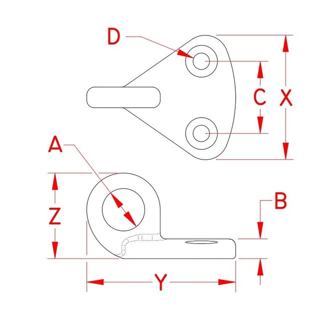 Marine-Grade Stainless Steel Pad Eye - Anchor Eyes - Image 2