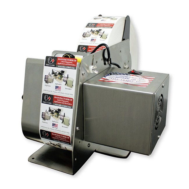 Professional Grade Stainless Steel Label Dispenser - Image 1