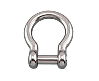 Grade 316 Stainless Steel Bow Shackle with No Snag Pin