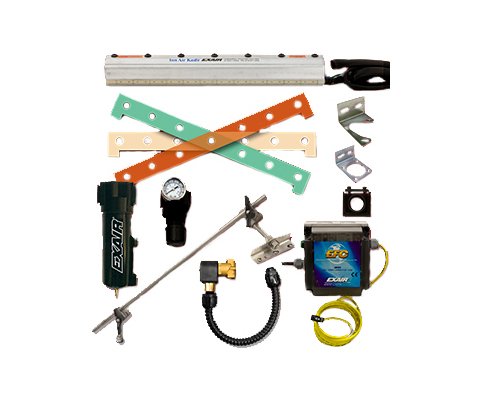 6 Inch Deluxe Standard Ion Air Knife Kit - Static Eliminator for Precision Applications - Image 1