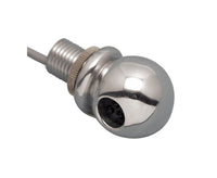 Suncor Tri Star Ball LED Light, 3-LED 12V in Red/White, Stainless Steel Housing